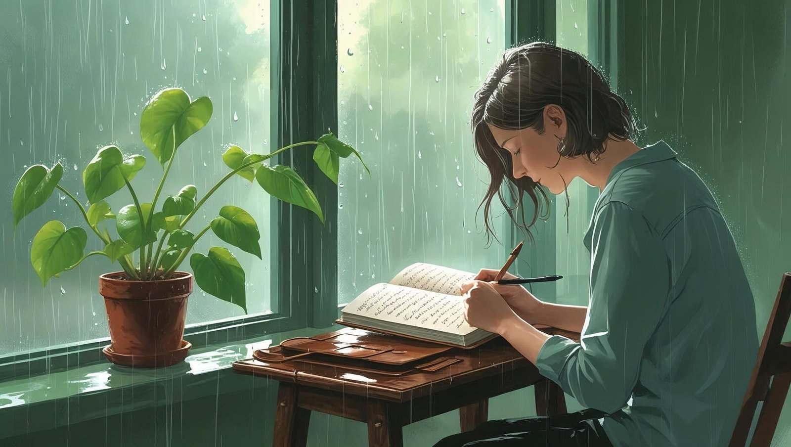Journaling moment inspired by The Comfort Book by Matt Haig