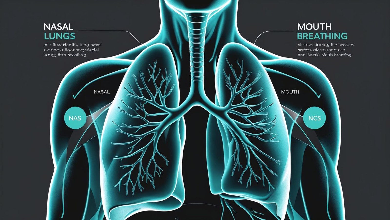 Breath by James Nestor medical infographic nasal vs mouth breathing