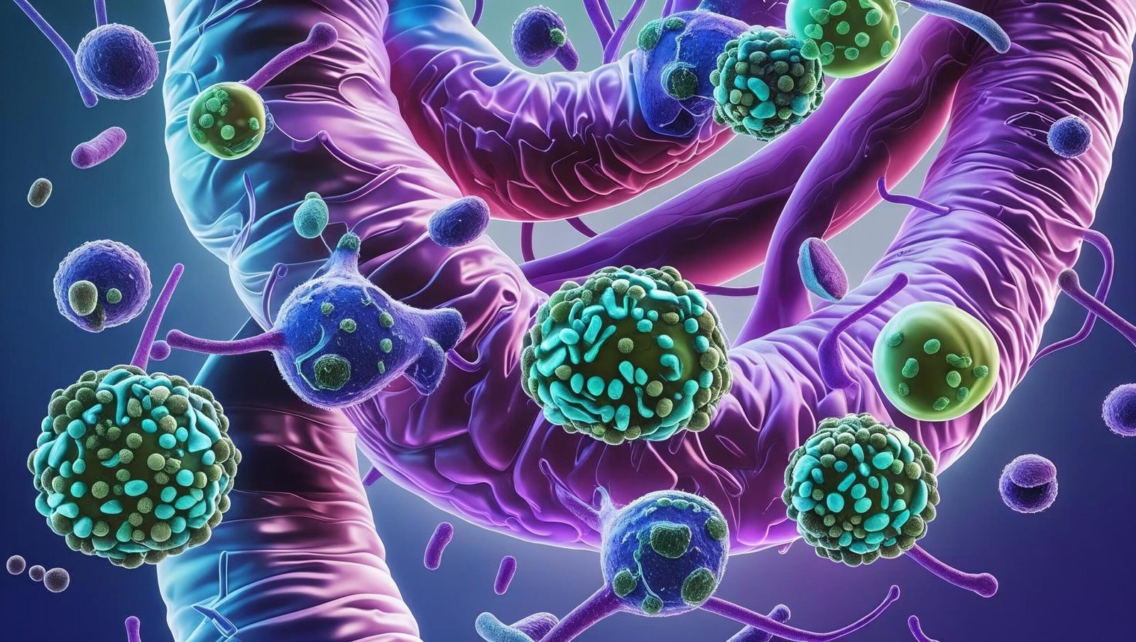 The Body by Bill Bryson gut microbiome visualization