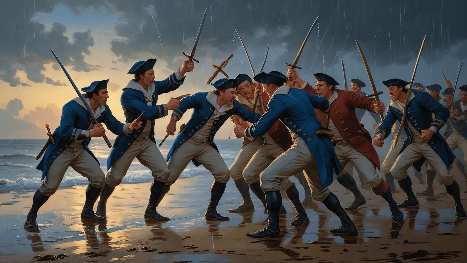 The Wager by David Grann crew internal conflict on beach