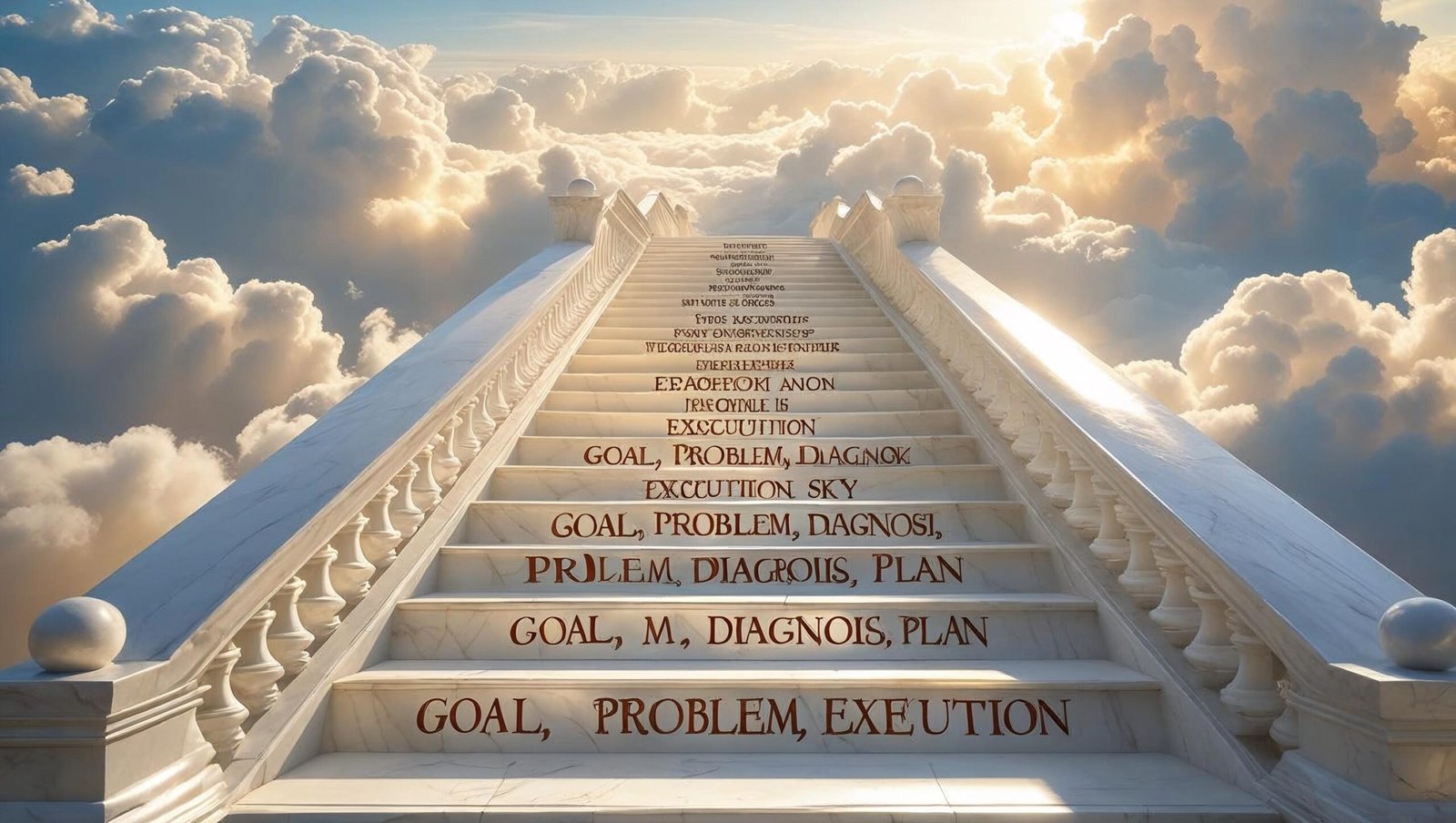 Principles by Ray Dalio five-step success process visual metaphor