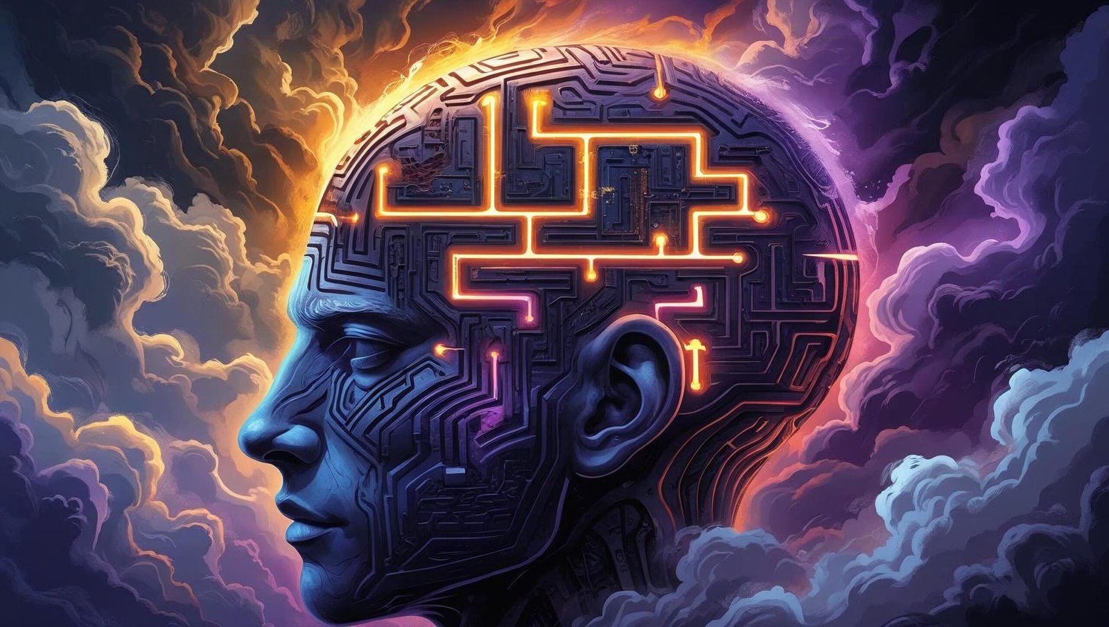 Blink by Malcolm Gladwell illustration of subconscious thinking maze