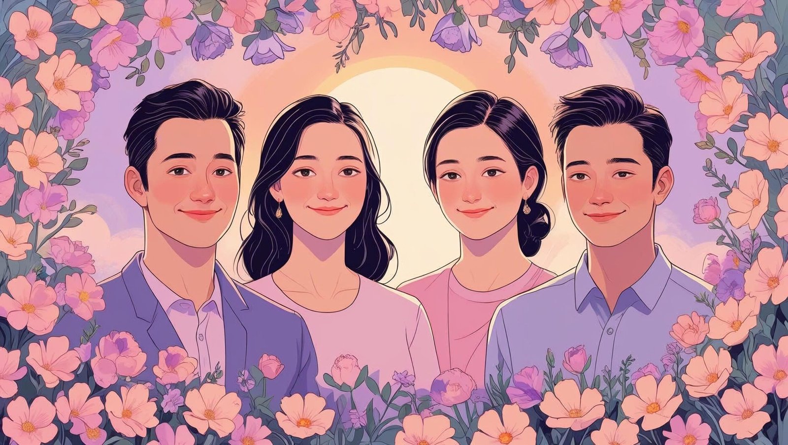 The Idaho Four memorial portrait artwork