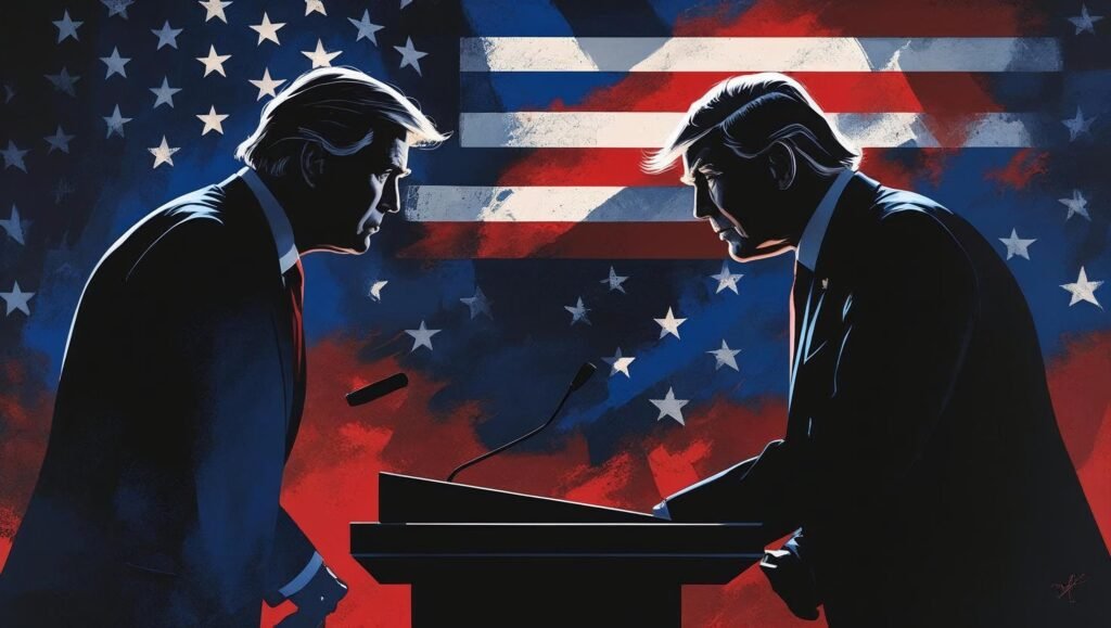 Fight by Jonathan Allen and Amie Parnes political symbolism illustration