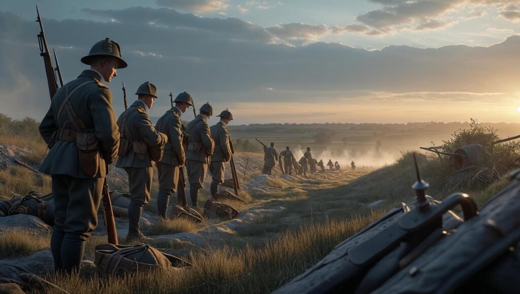 The Fate of the Day by Rick Atkinson historical battlefield at dawn
