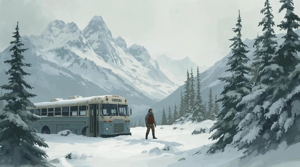 Into the Wild Book featured image of man in Alaskan wilderness