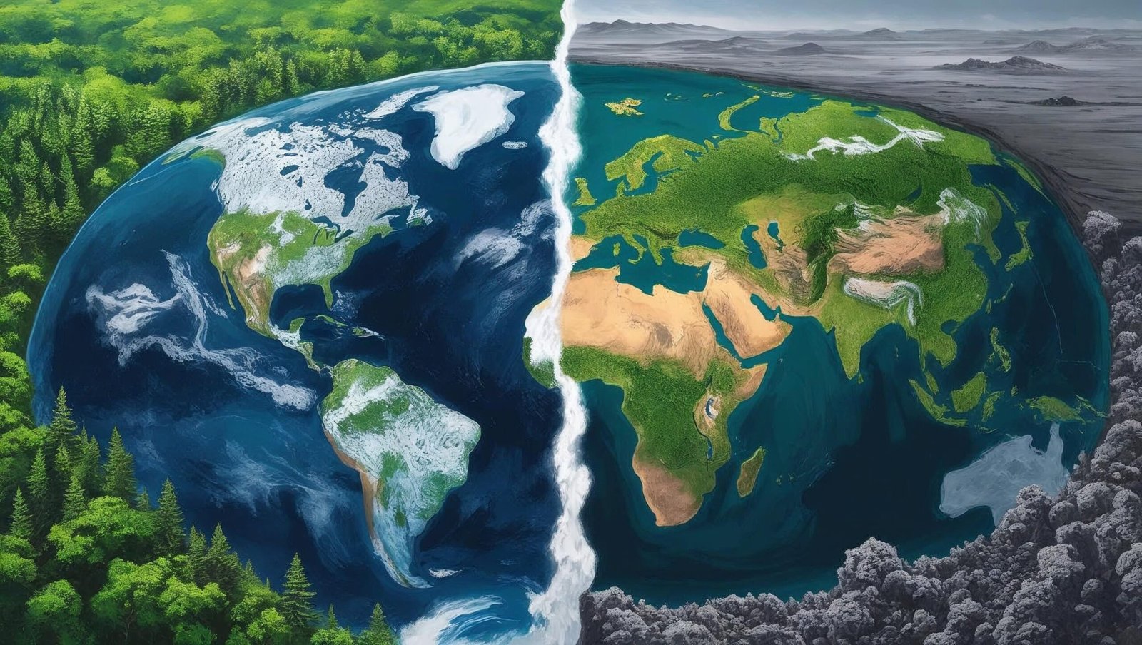 Greta Thunberg The Climate Book Review symbolic Earth artwork