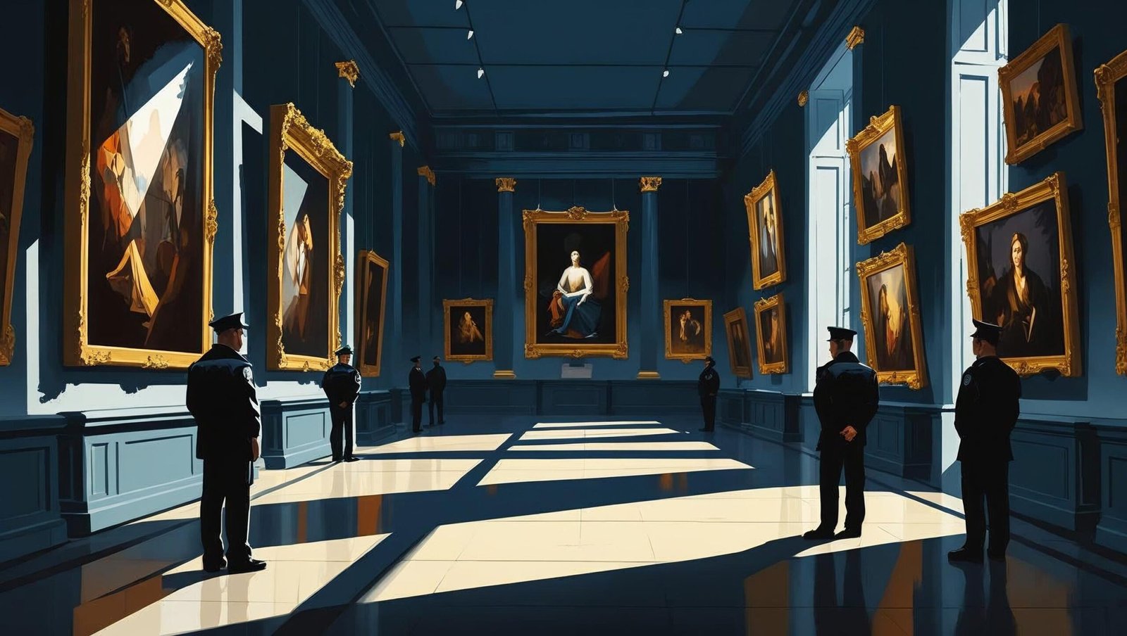 The Art Thief Summary European museum illustration