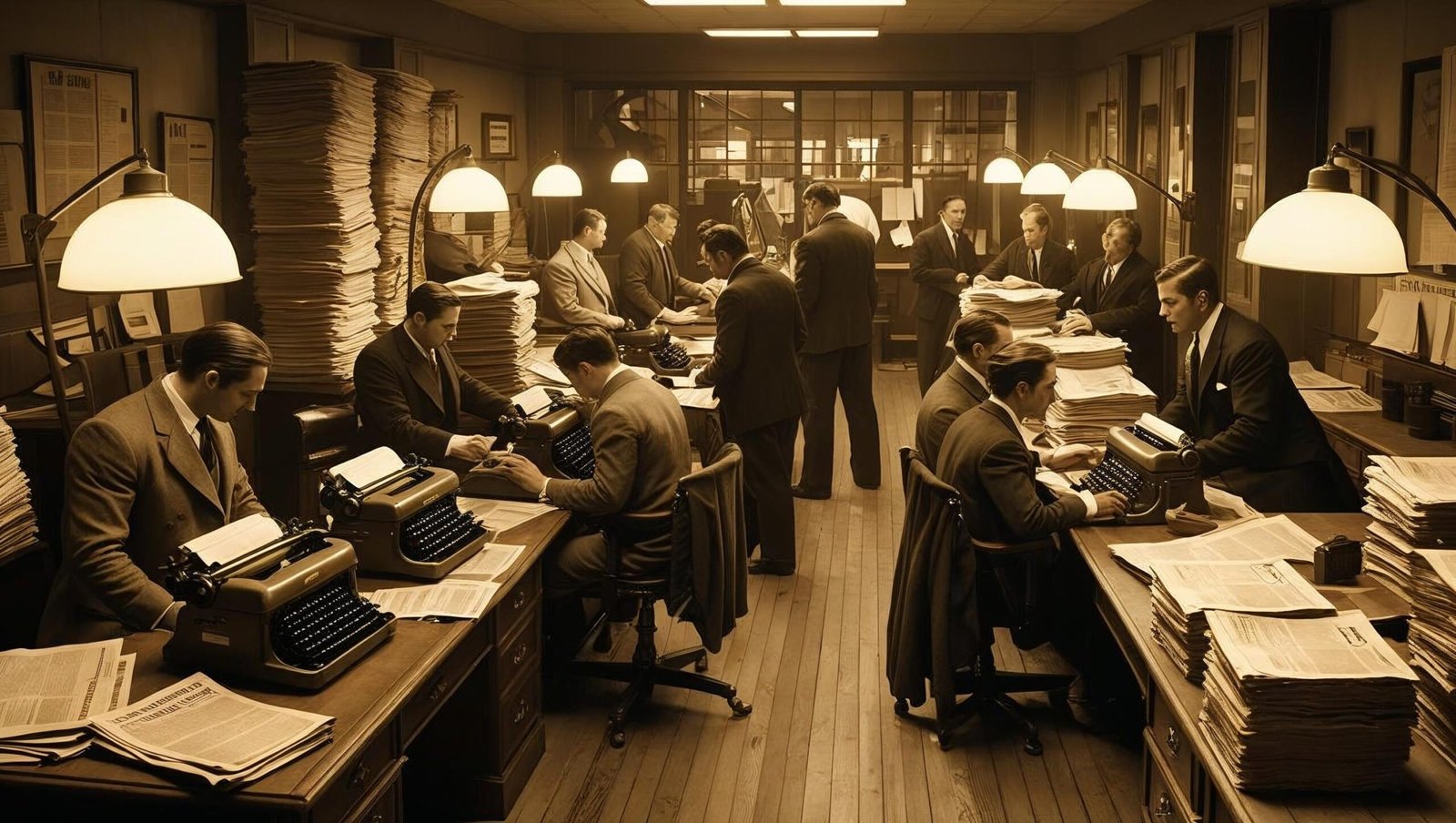 Writing desk scene inspired by A Fever in the Heartland by Timothy Egan