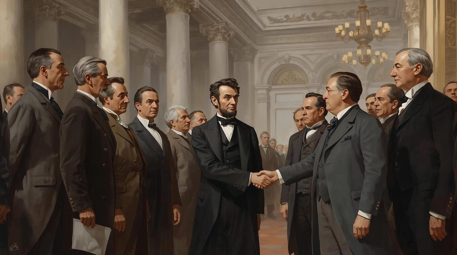 Team of Rivals Summary Abraham Lincoln with rivals