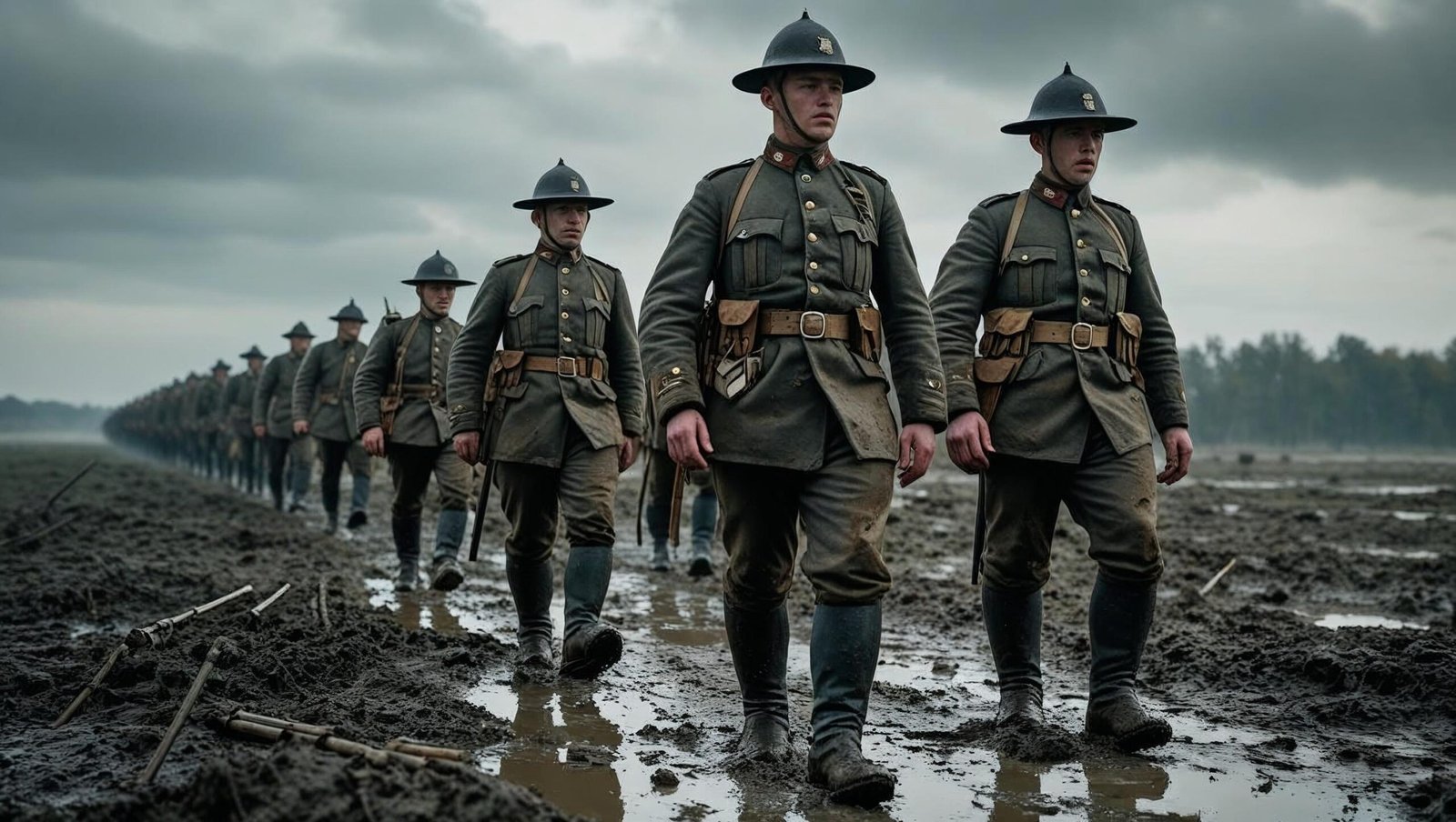 The Fate of the Day by Rick Atkinson soldiers advancing