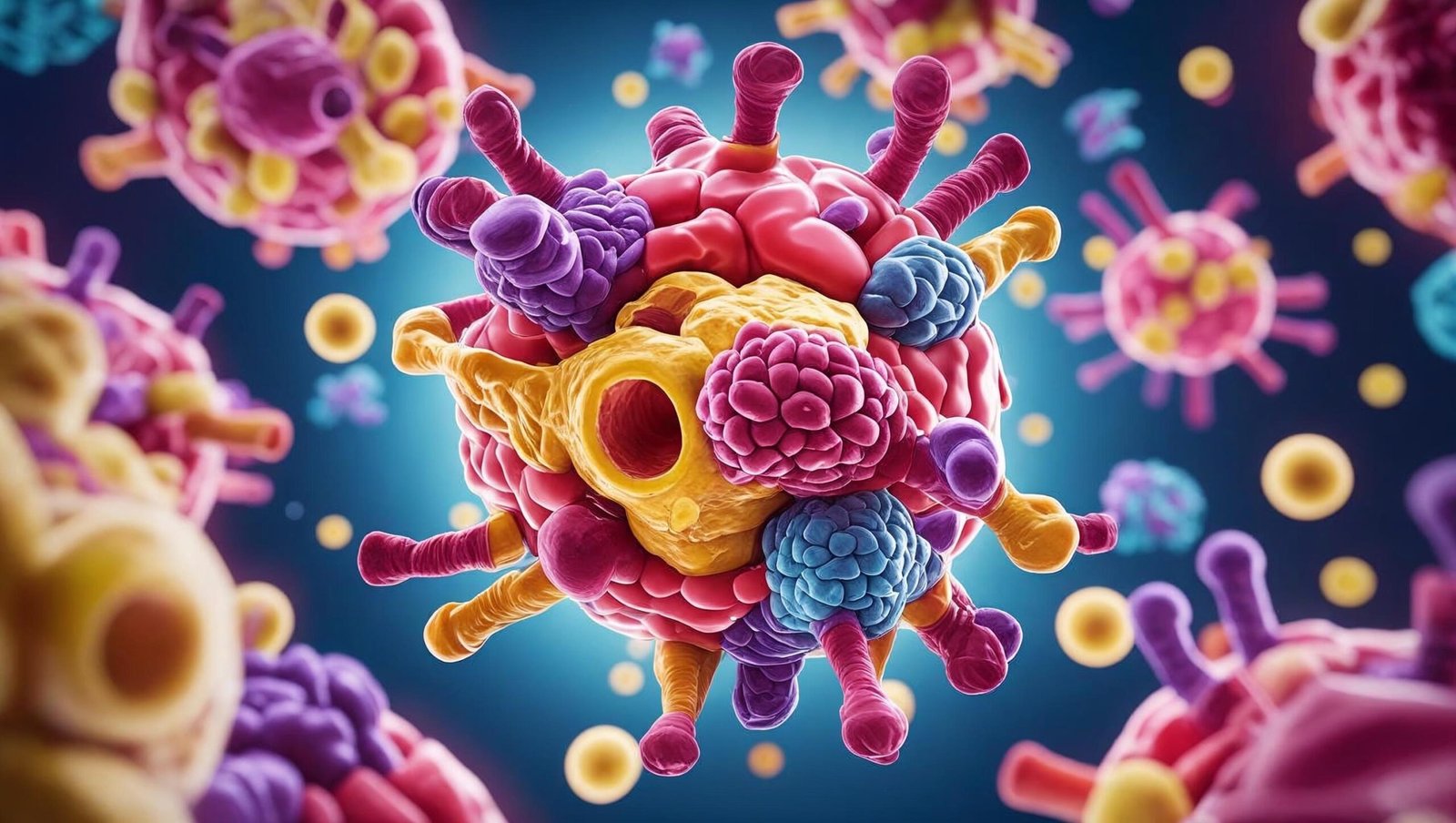 The Song of the Cell 3D visualization of cell processes and mitosis
