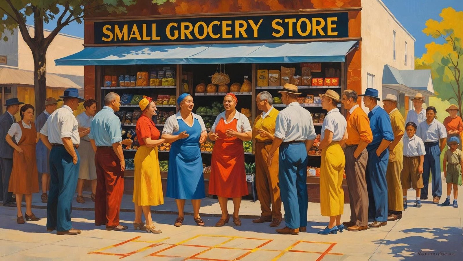The heaven and earth grocery store community gathering