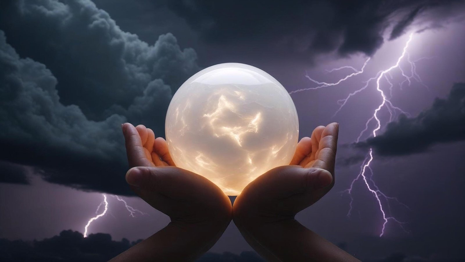 Glowing thread linking hands in darkness – symbol of human connection – The Light We Carry summary