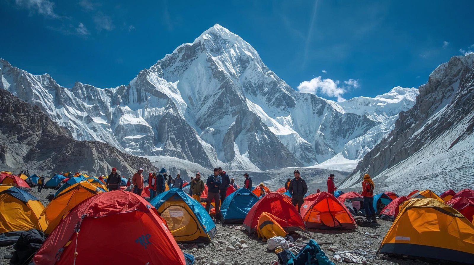 Into Thin Air Book Everest camp