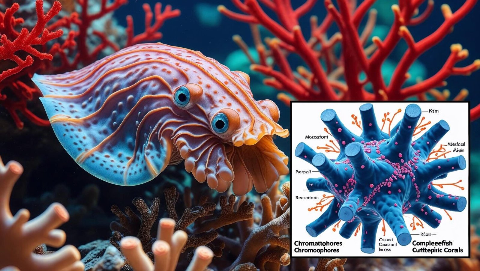 an immense world summary cuttlefish chromatophore camouflage