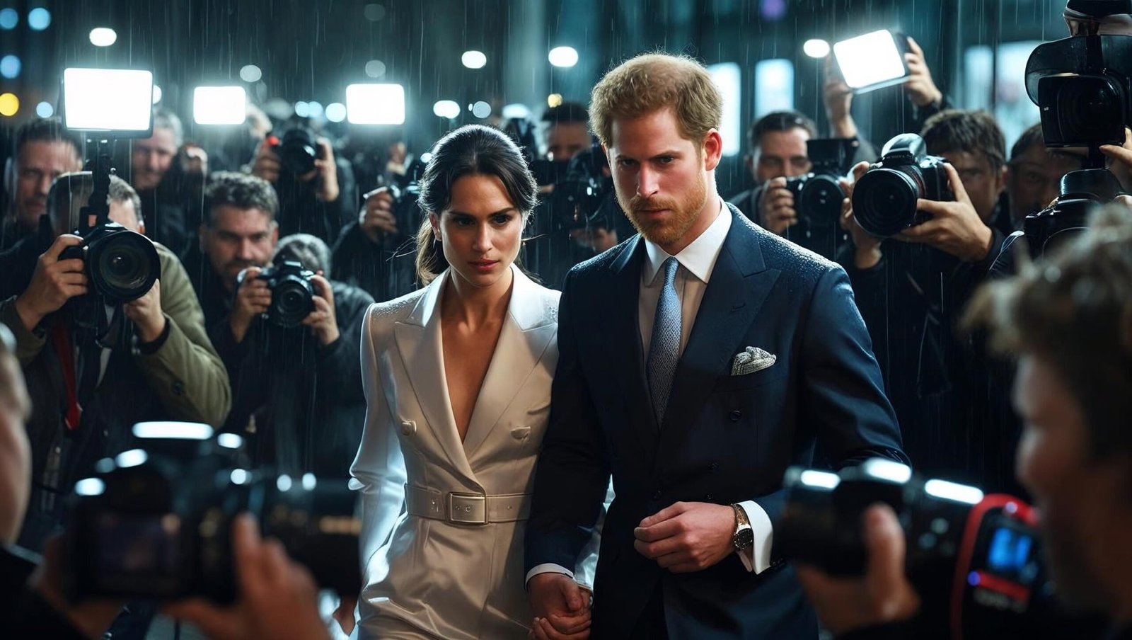 Spare by Prince Harry image showing media intrusion and press chaos