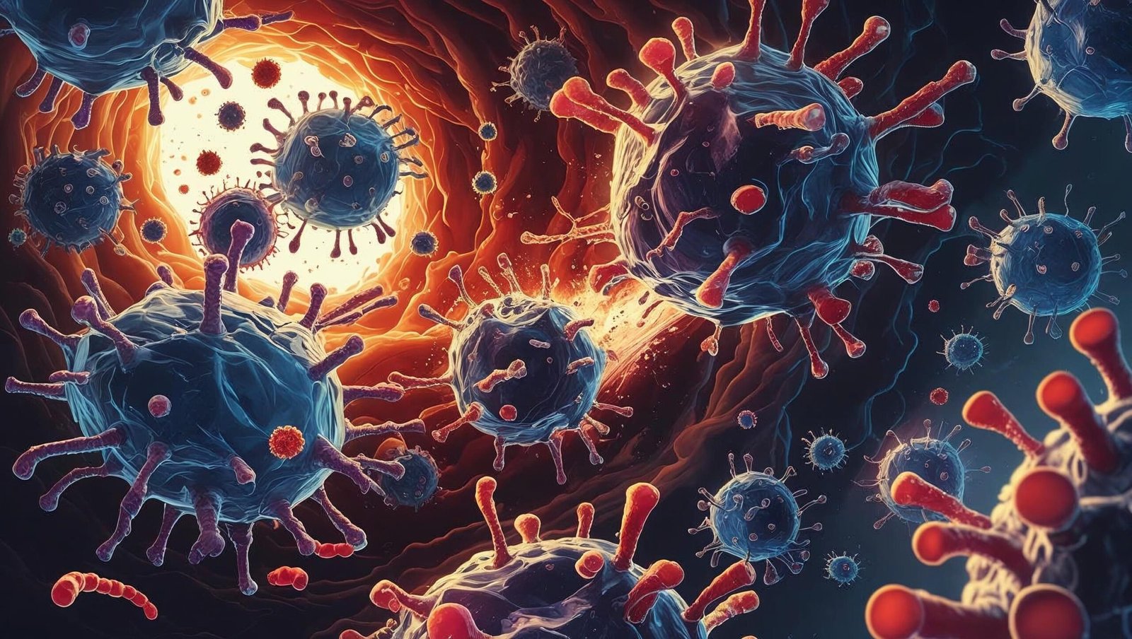 The Song of the Cell shows immune cells combating pathogens in the human body