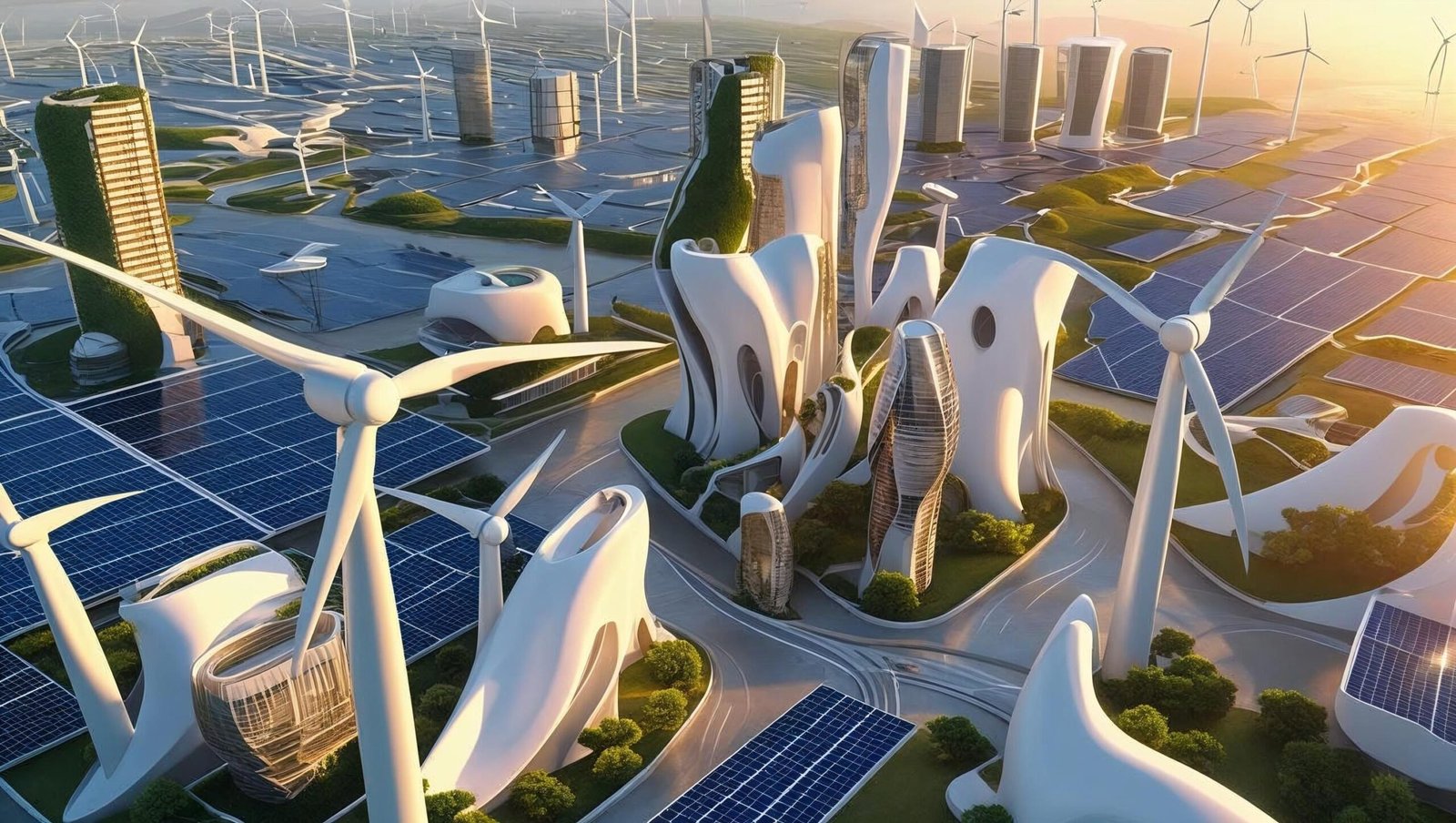 Greta Thunberg The Climate Book Review renewable future city image
