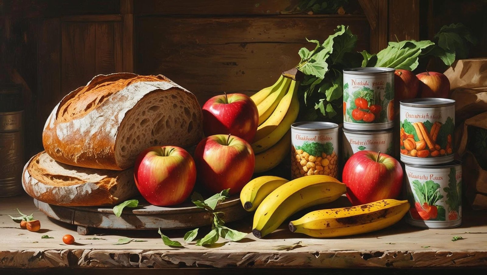 The heaven and earth grocery store symbolic still life