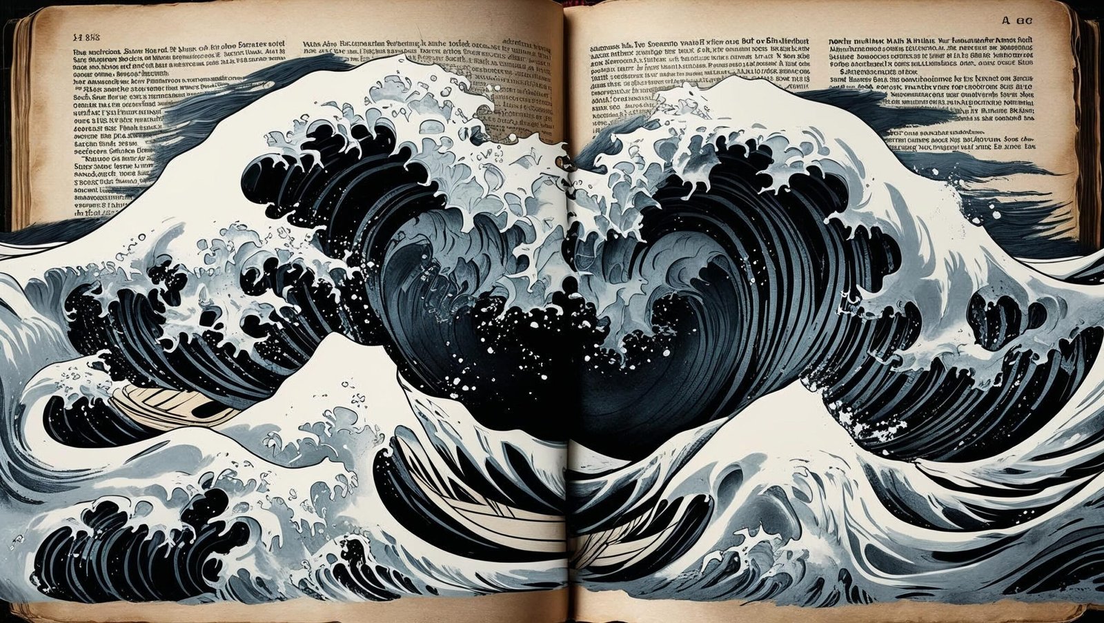 The Undertow Book Review metaphorical wave art