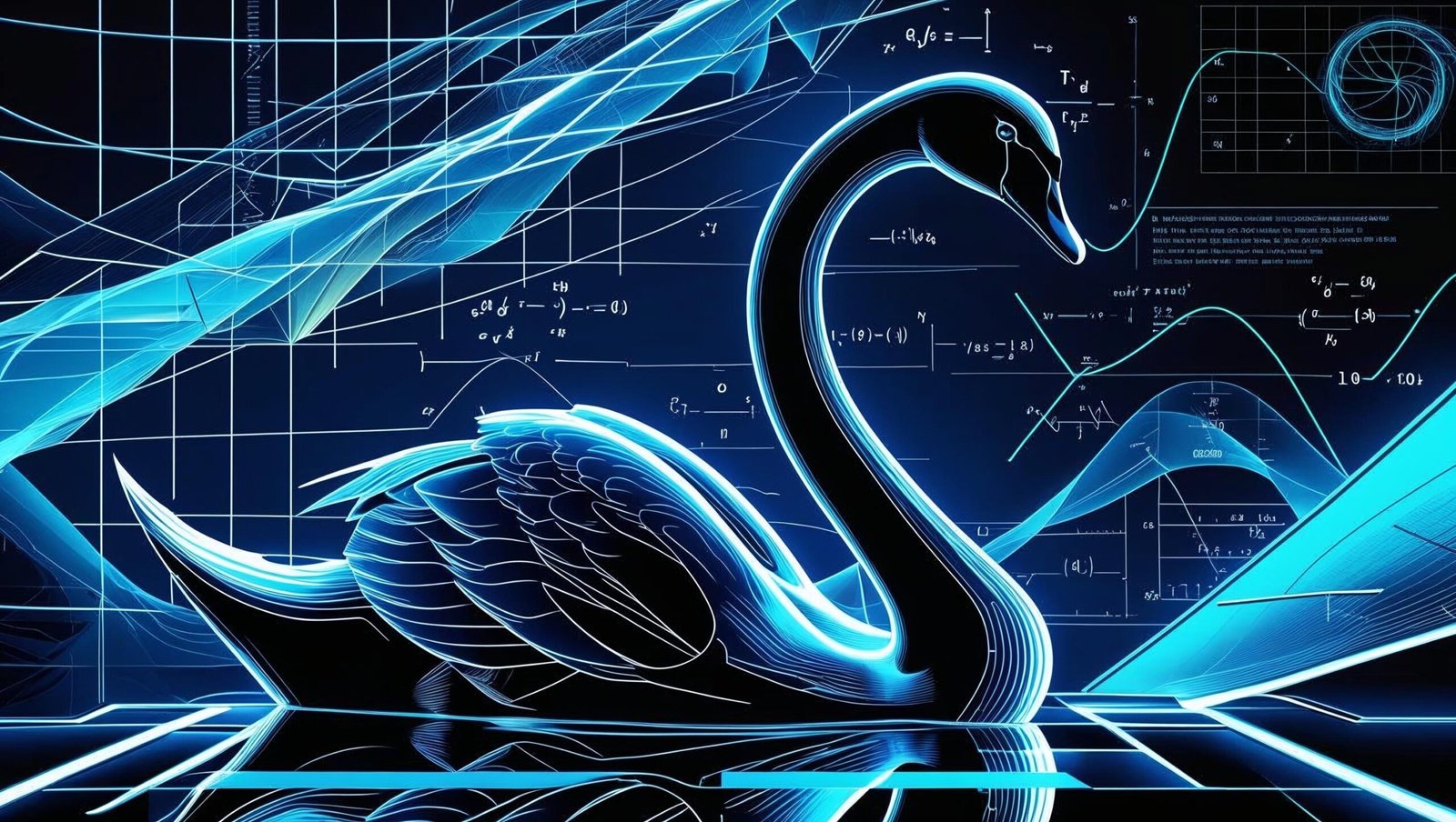 The Black Swan Summary randomness and probability represented through black swan and equations