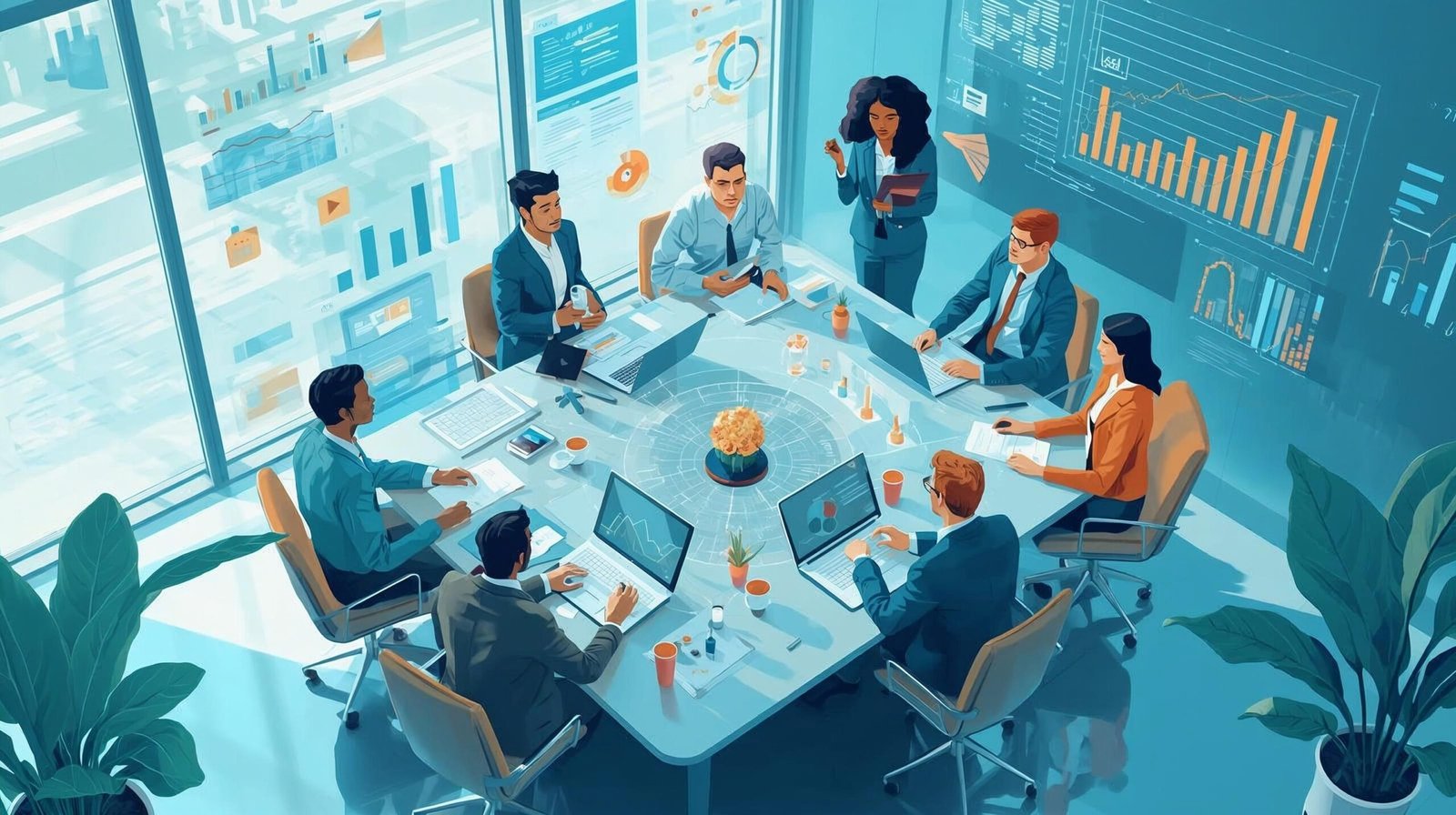 Ray Dalio Principles Summary teamwork illustration