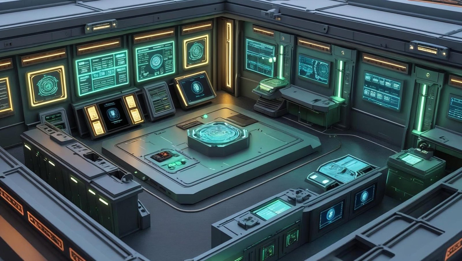 The Situation Room book review technical visual of crisis command center