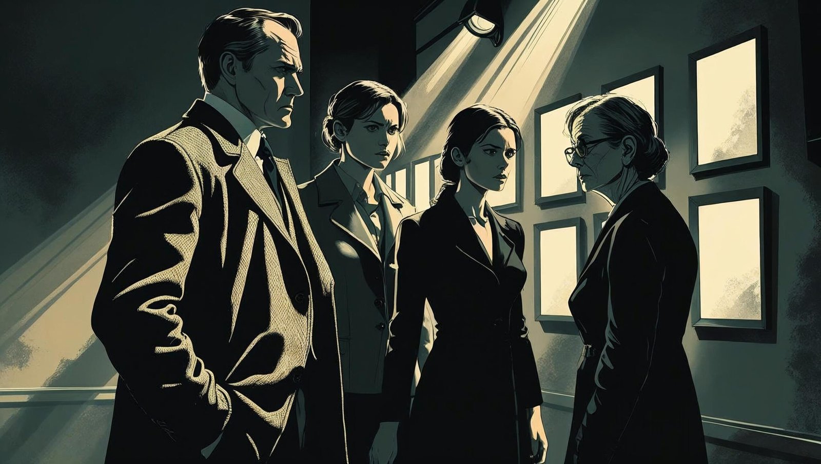 The Art Thief Summary investigation scene