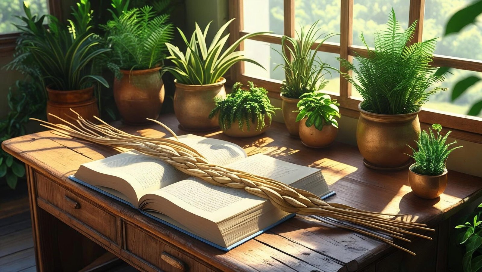 Braiding Sweetgrass Summary image for book learning and reflection