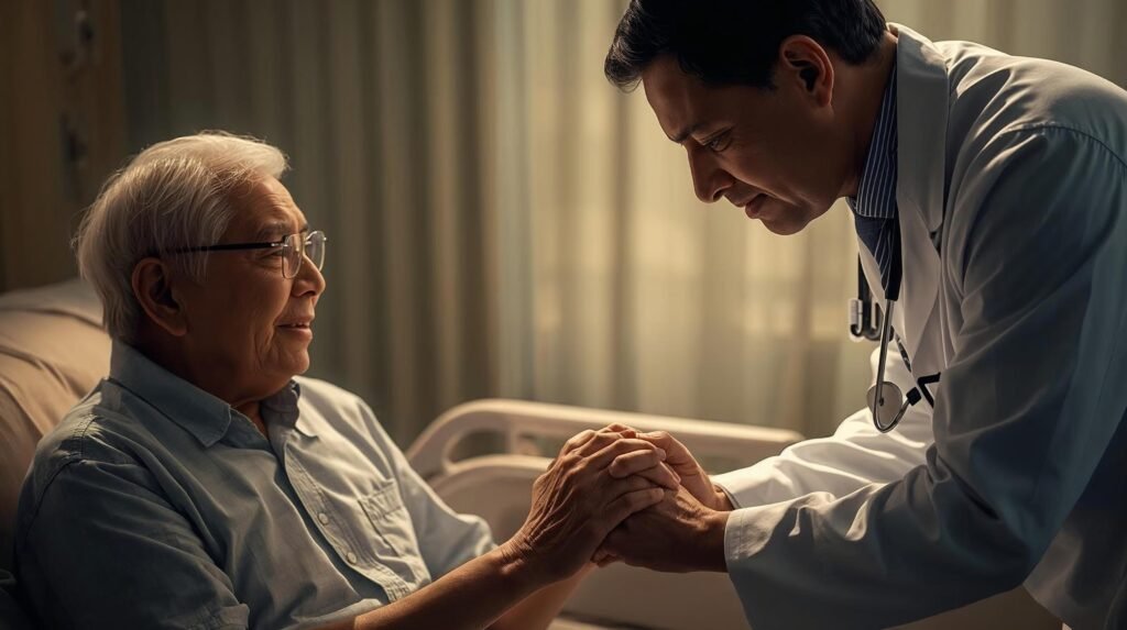 Being Mortal Book Summary featured image showing dignity and compassion