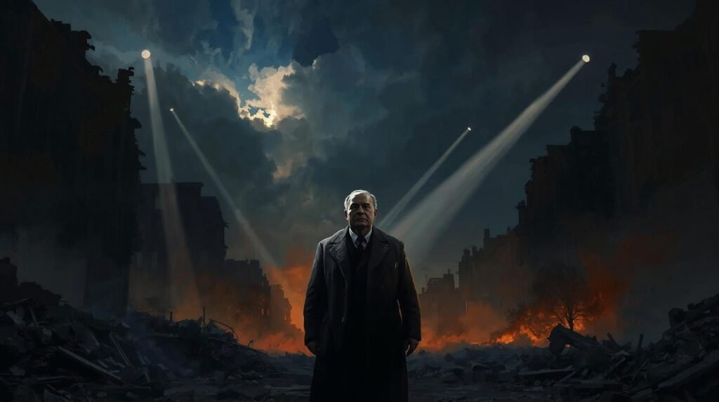 The Splendid and the Vile featured image of Winston Churchill during the Blitz