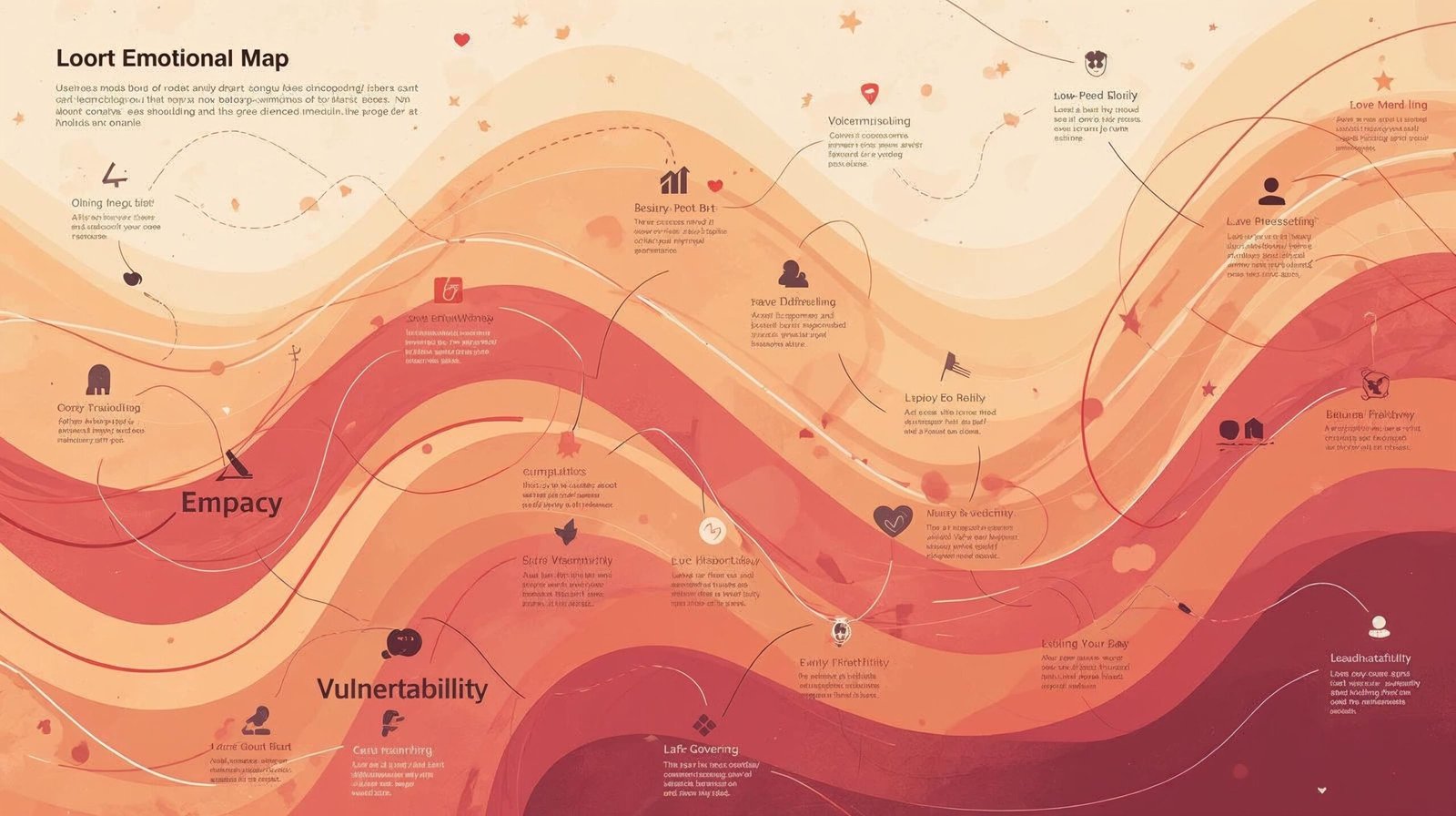 Atlas of the Heart Summary emotional map illustration