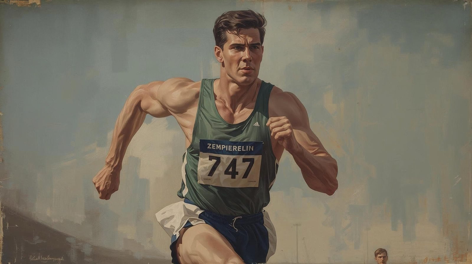 Unbroken Summary Louis Zamperini at the Berlin Olympics