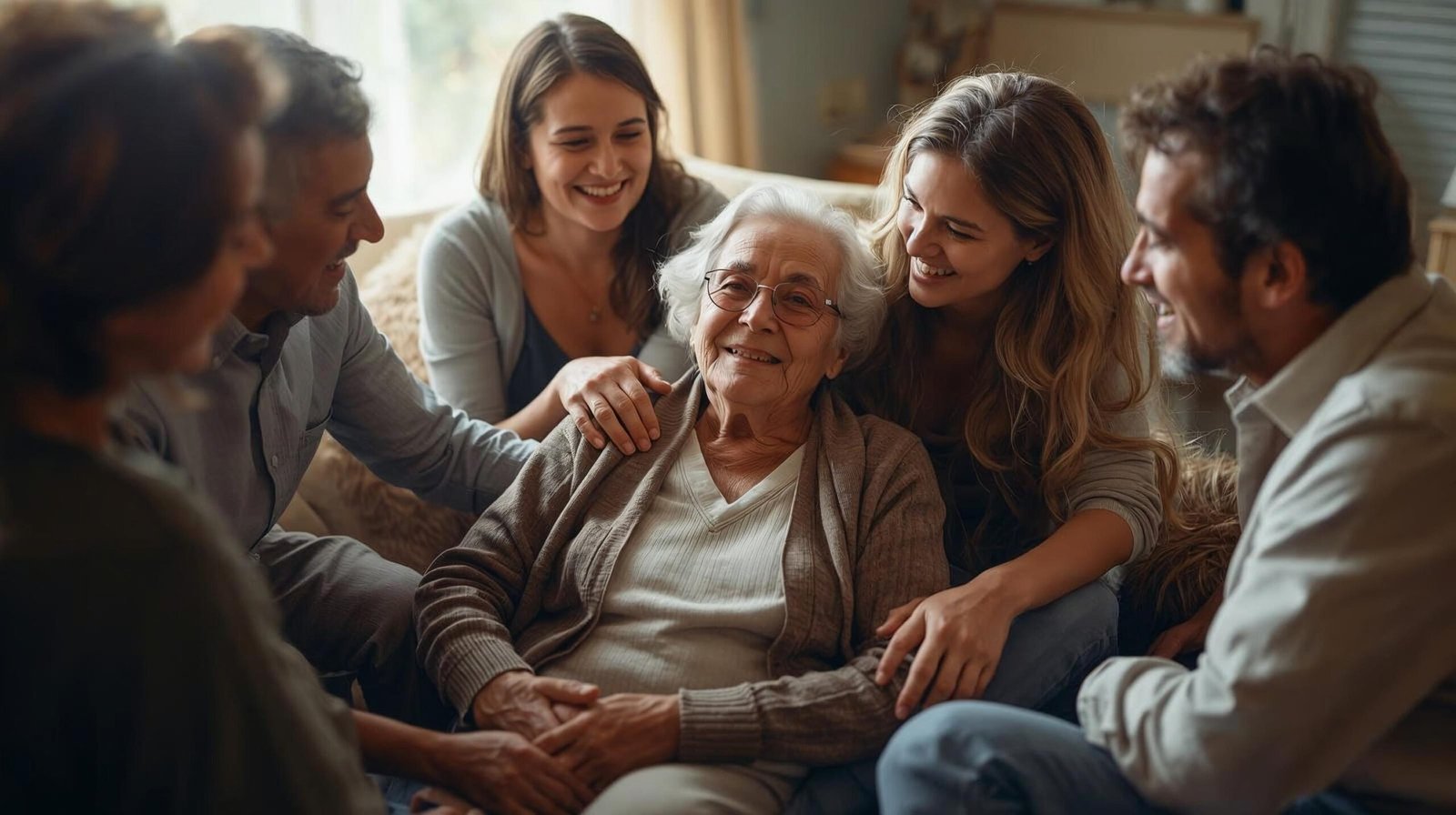 Being Mortal Book Summary elderly person with family