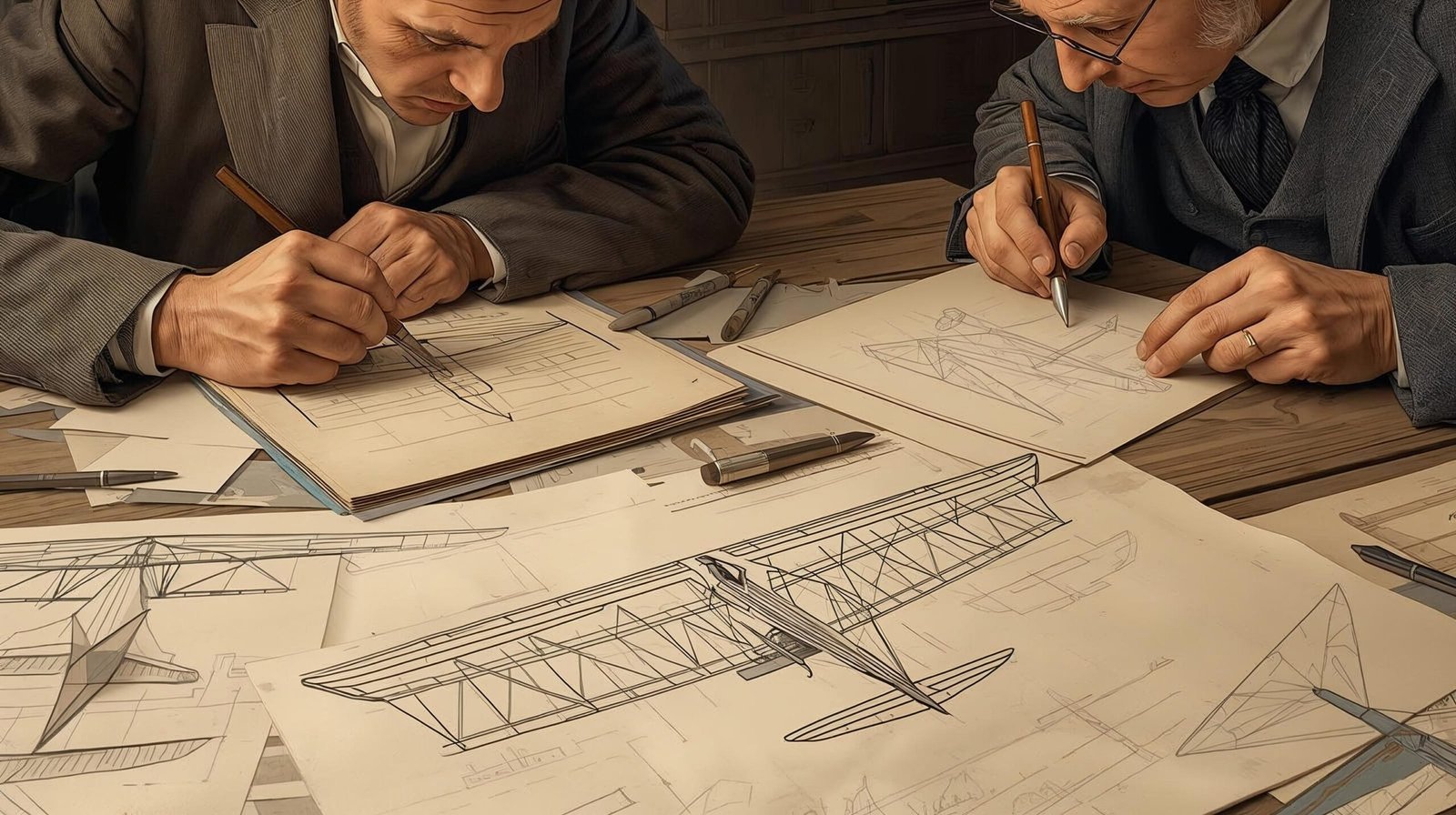 the wright brothers book studying aerodynamics and wing designs
