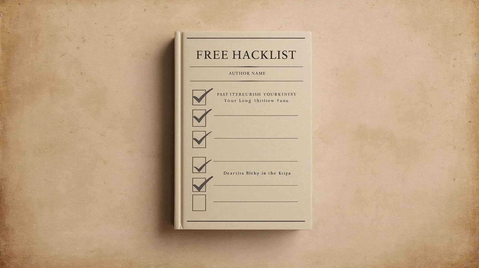 The Checklist Manifesto Summary visualized as a book cover with checklist