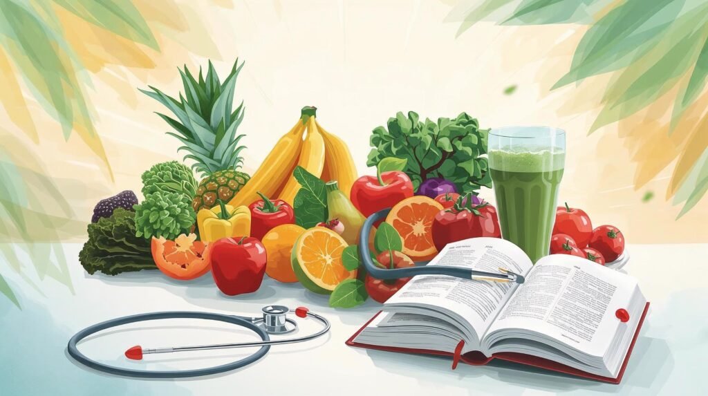 How Not to Die Summary featured image showing healthy plant-based lifestyle and longevity theme