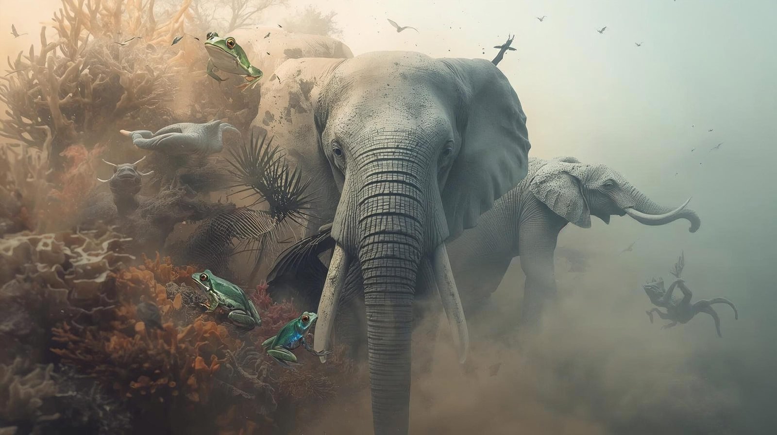 The Sixth Extinction Summary illustrating vanishing endangered species