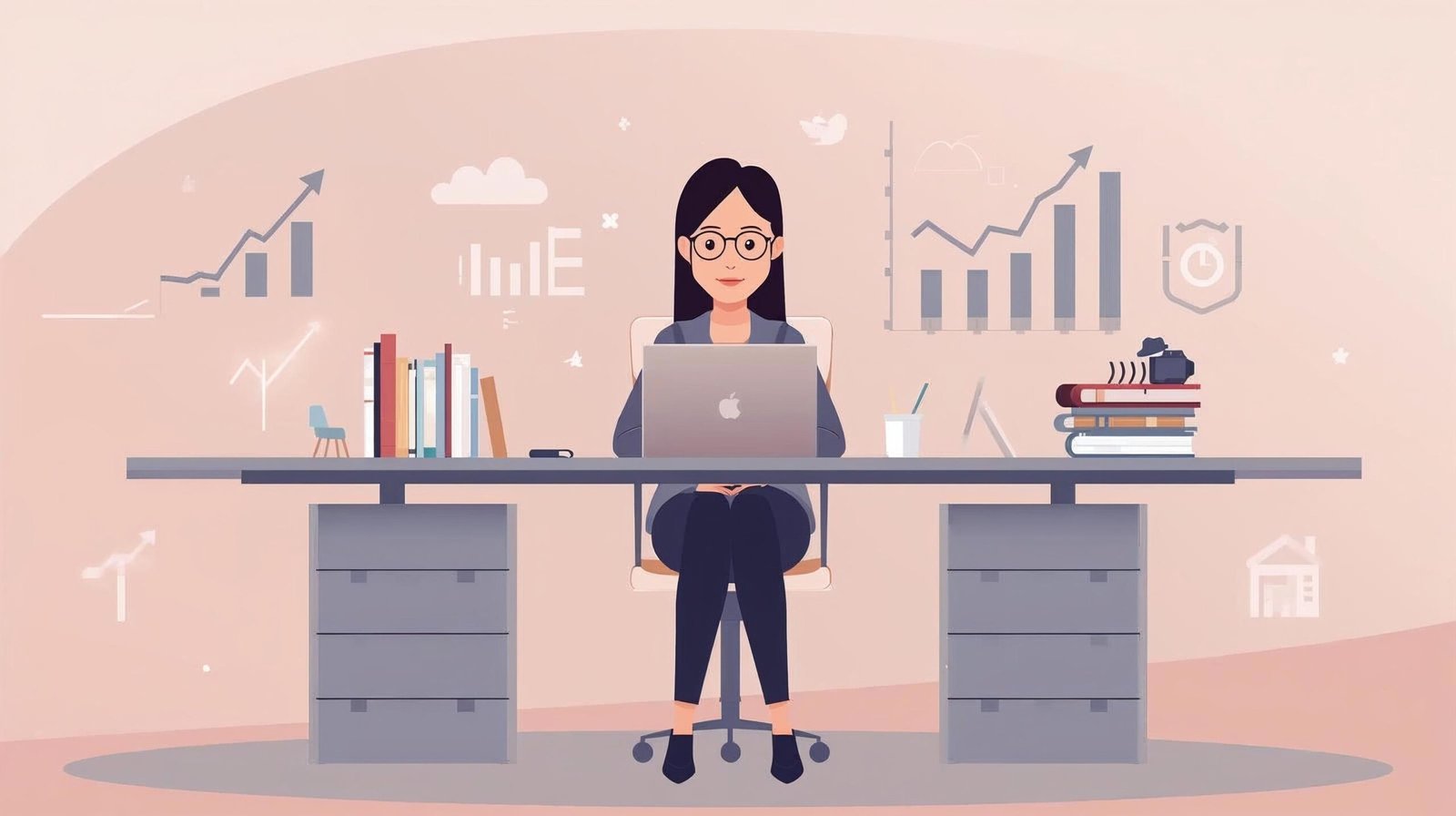 Lean In Book Summary illustration of Sheryl Sandberg leadership insights