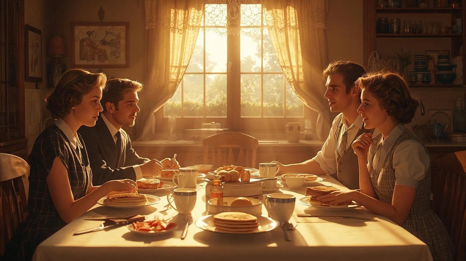 In Cold Blood Summary showing the Clutter family’s peaceful Kansas morning