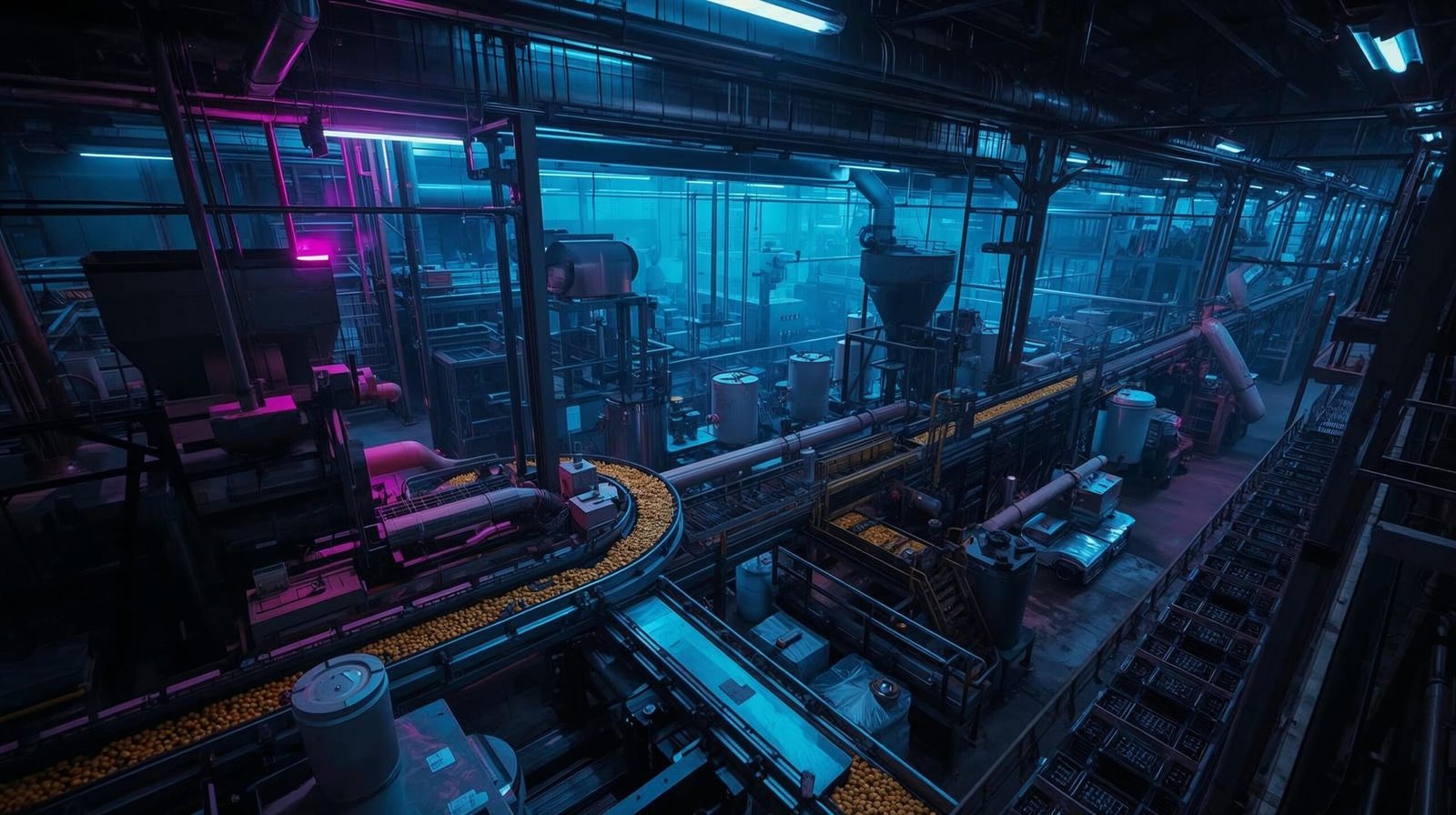 Industrial Food Factory Visualised for The Omnivore’s Dilemma Summary