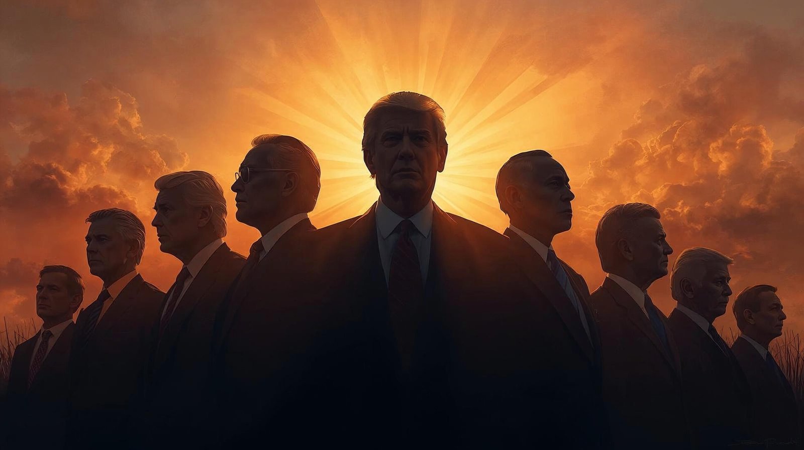 The Soul of America Summary concept showing American leaders symbolising moral courage