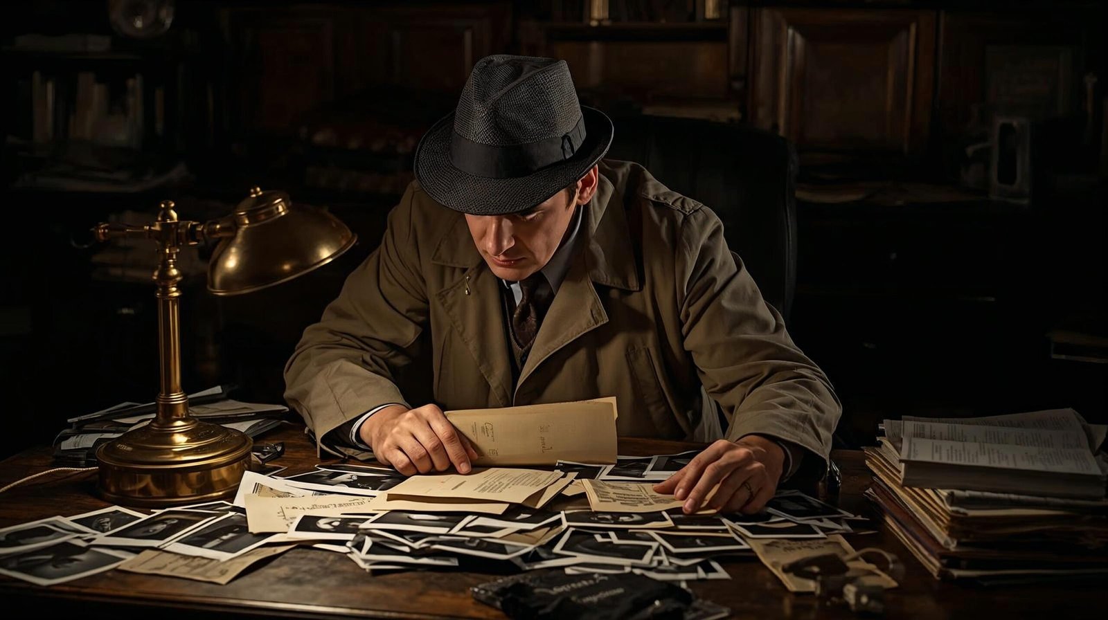 In Cold Blood Summary depicting detective investigation and case evidence