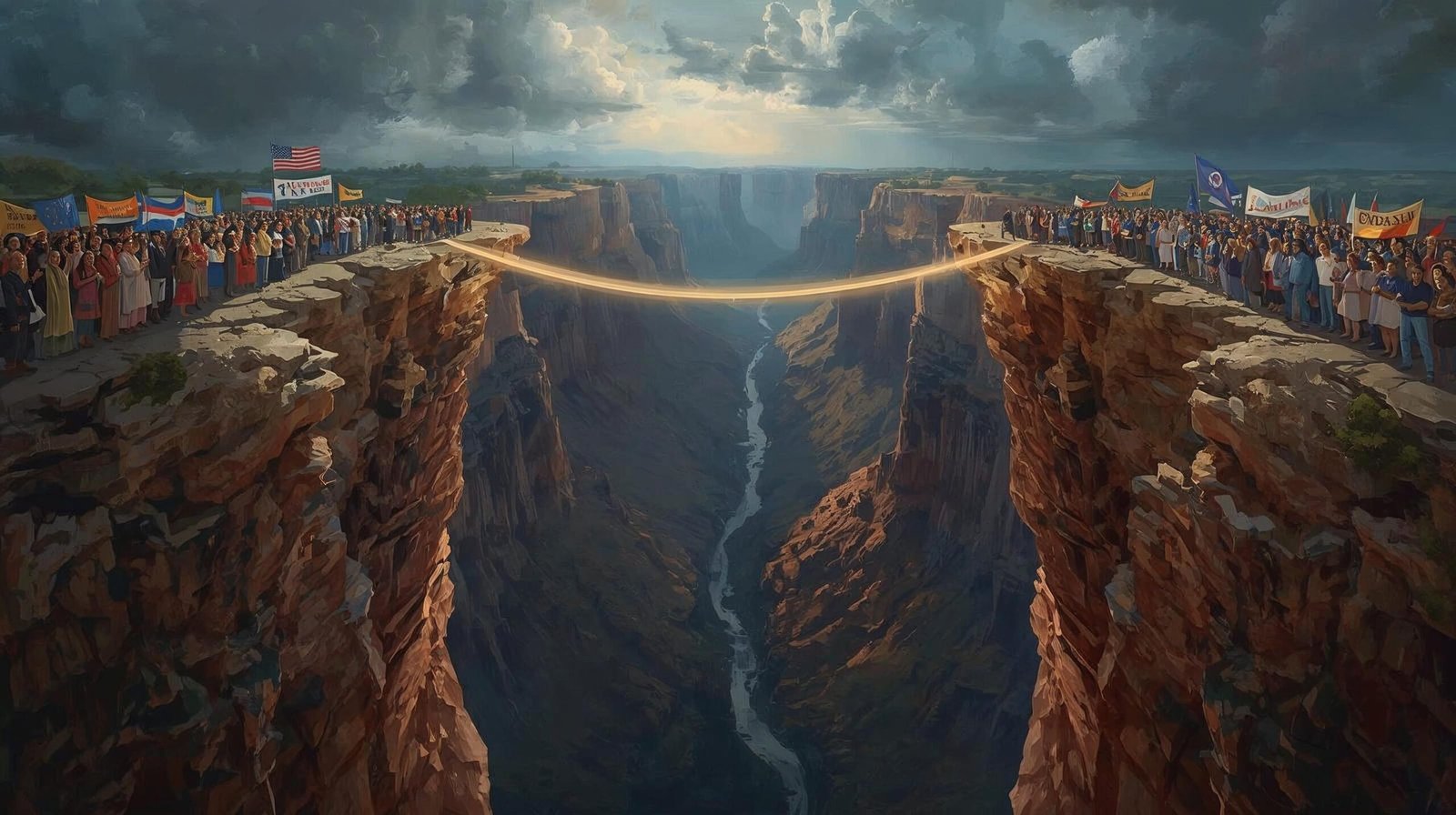 The Righteous Mind Summary political polarization concept art