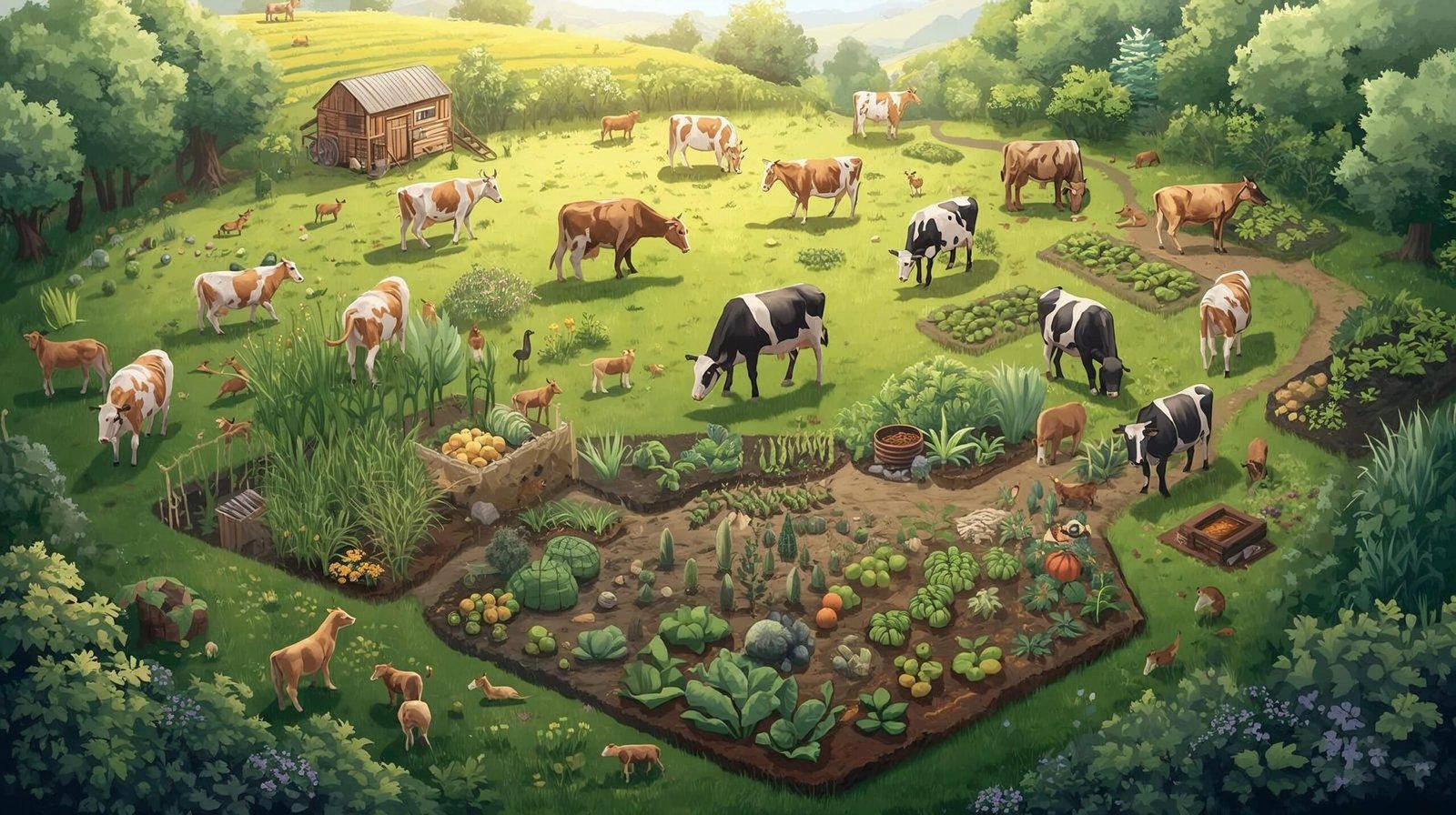 Regenerative Agriculture Ecosystem Inspired by The Omnivore’s Dilemma Summary