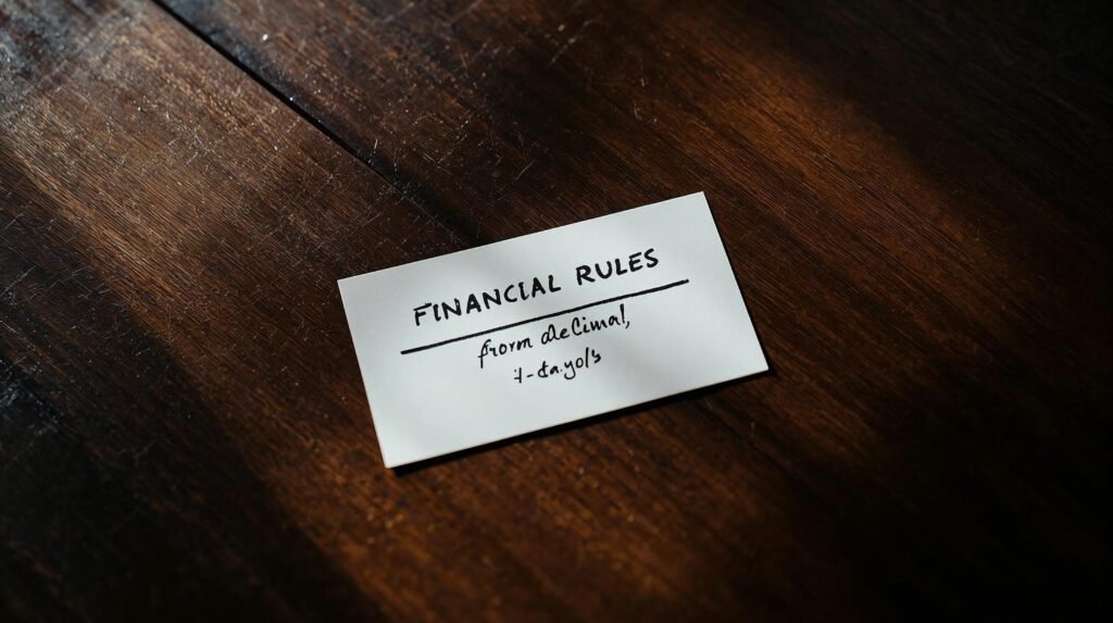 The Index Card Book minimalist personal finance concept with handwritten money rules