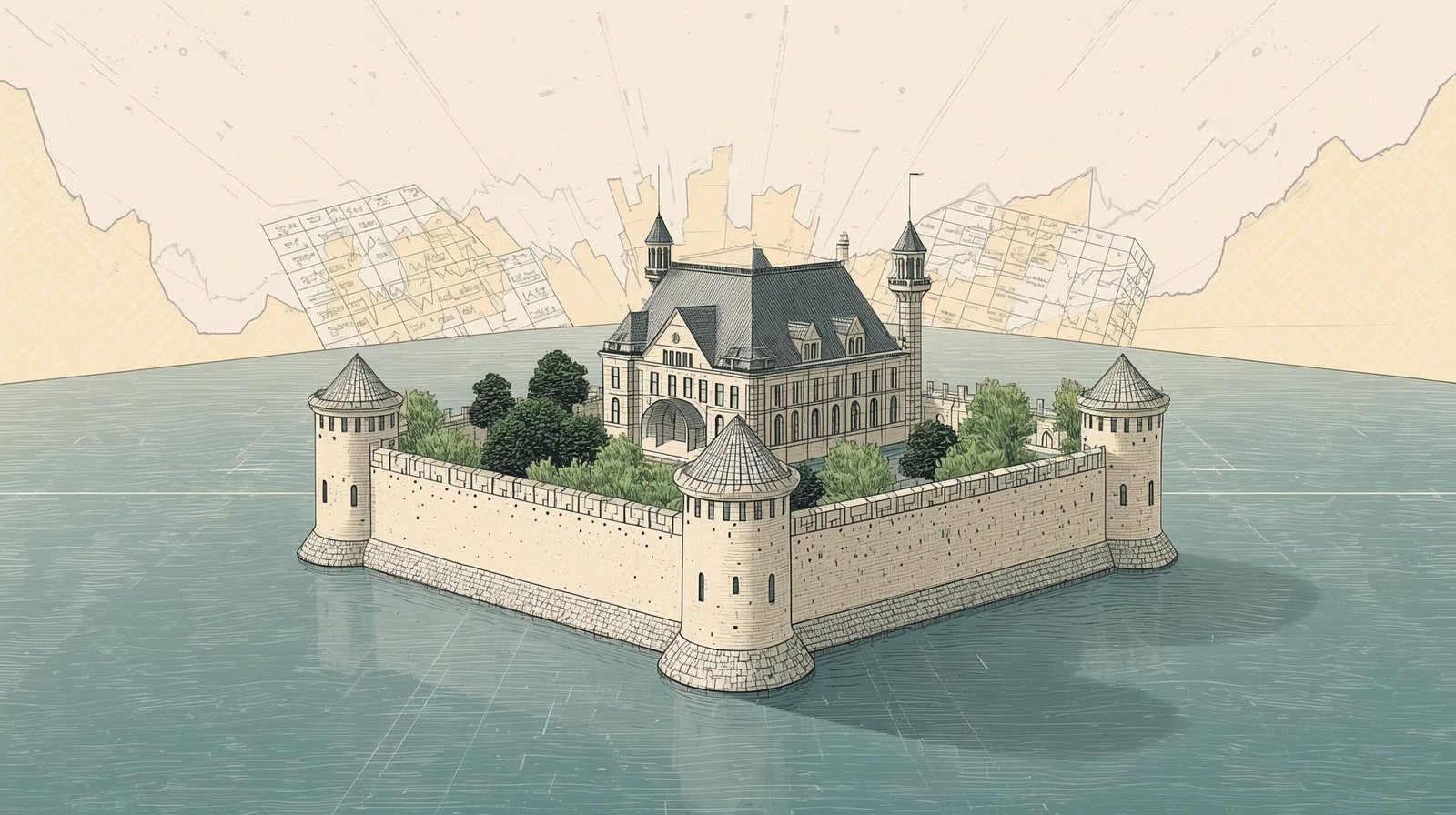 the warren buffett way business analysis and economic moat concept