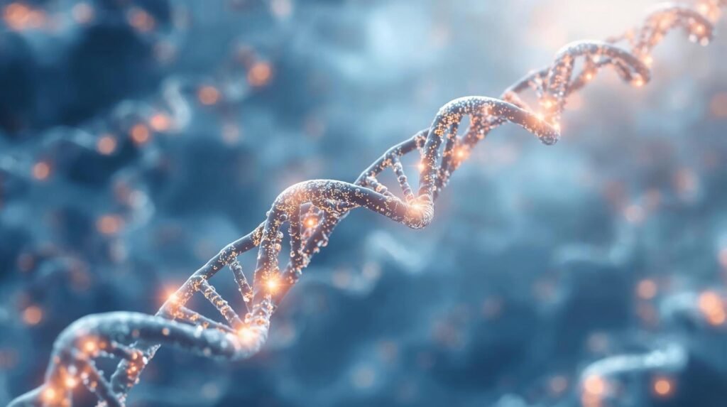 the telomere effect explained through glowing DNA telomeres and cellular ageing science