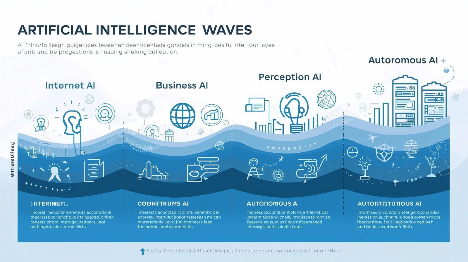 AI Superpowers Summary explaining the four waves of artificial intelligence described by Kai-Fu Lee